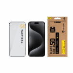 Tactical Glass Shield 5D Glass Apple Black iPhone 15 Pro Max