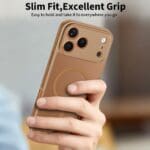 Tech-Protect Basicmag MagSafe Matte Brown iPhone 17 Pro Tok