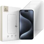 Tech-Protect Bundle 10-Pack Clear iPhone 15 Pro Max Tok