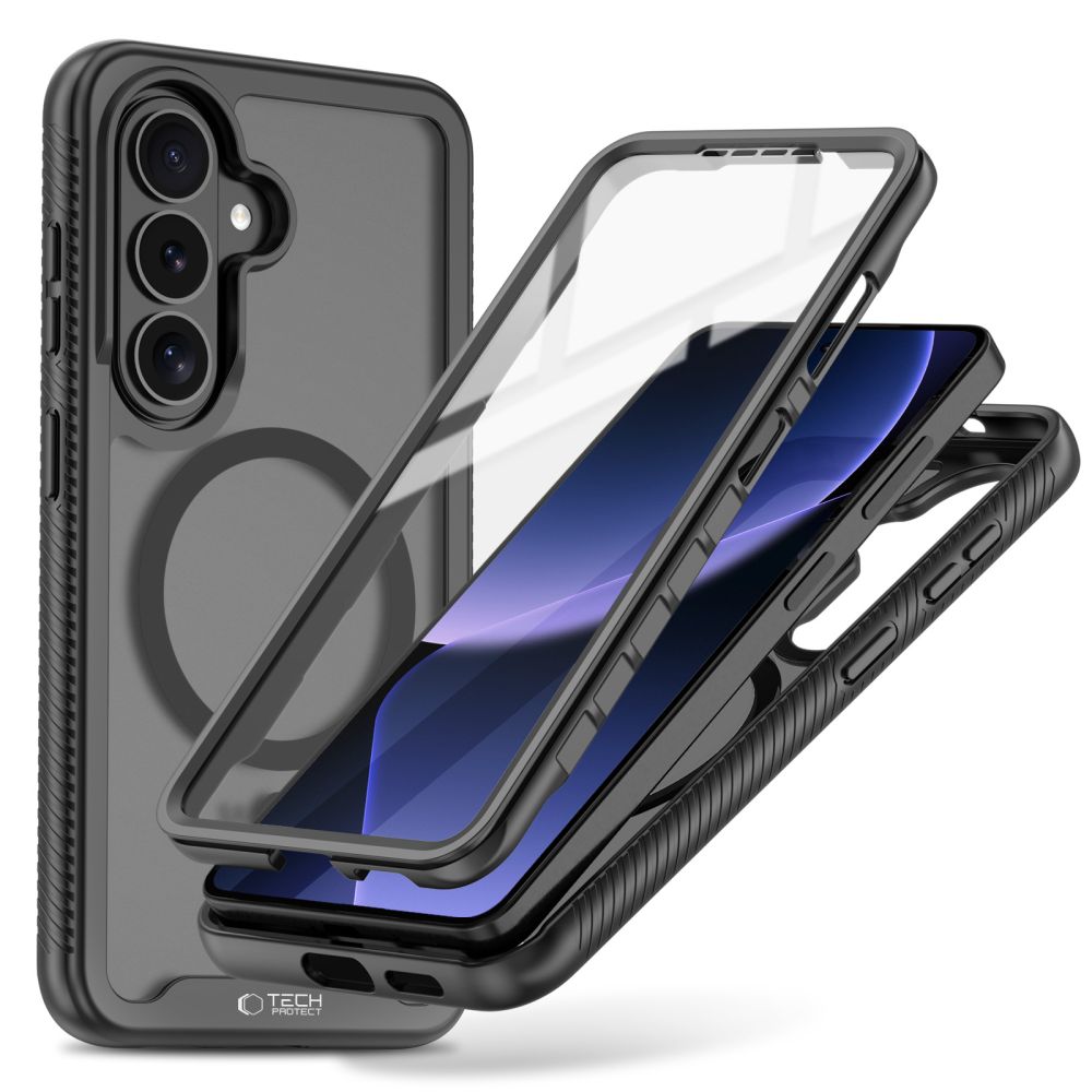 Tech-Protect Defense MagSafe Matte Black Samsung Galaxy S26 Tok