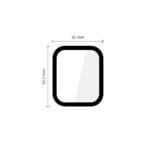 Tech-Protect Glass Flex+ 2-Pack Apple Watch 4 / 5 / 6 / Se 1 / 2 / 3 (44Mm) Black