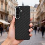 Tech-Protect Ion Carbon MagSafe Black/Silver Samsung Galaxy S26 Tok