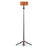Tech-Protect L10S MagSafe Bluetooth Selfie Stick Tripod Black/Orange