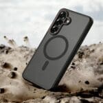 Tech-Protect Magcam MagSafe Matte Black/Red Samsung Galaxy S26 Plus Tok