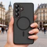 Tech-Protect Magcam MagSafe Matte Black/Red Samsung Galaxy S26 Tok