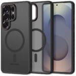 Tech-Protect Magcam MagSafe Matte Black/Red Samsung Galaxy S26 Ultra Tok