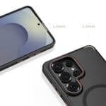 Tech-Protect Magcam MagSafe Matte Black/Red Samsung Galaxy S26 Ultra Tok