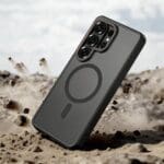 Tech-Protect Magcam MagSafe Matte Black/Red Samsung Galaxy S26 Ultra Tok