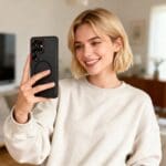 Tech-Protect Magcam MagSafe Matte Black/Red Samsung Galaxy S26 Ultra Tok