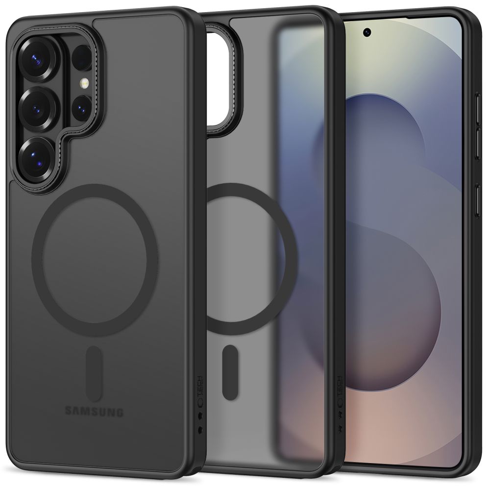 Tech-Protect Magcam MagSafe Matte Black Samsung Galaxy S26 Ultra Tok