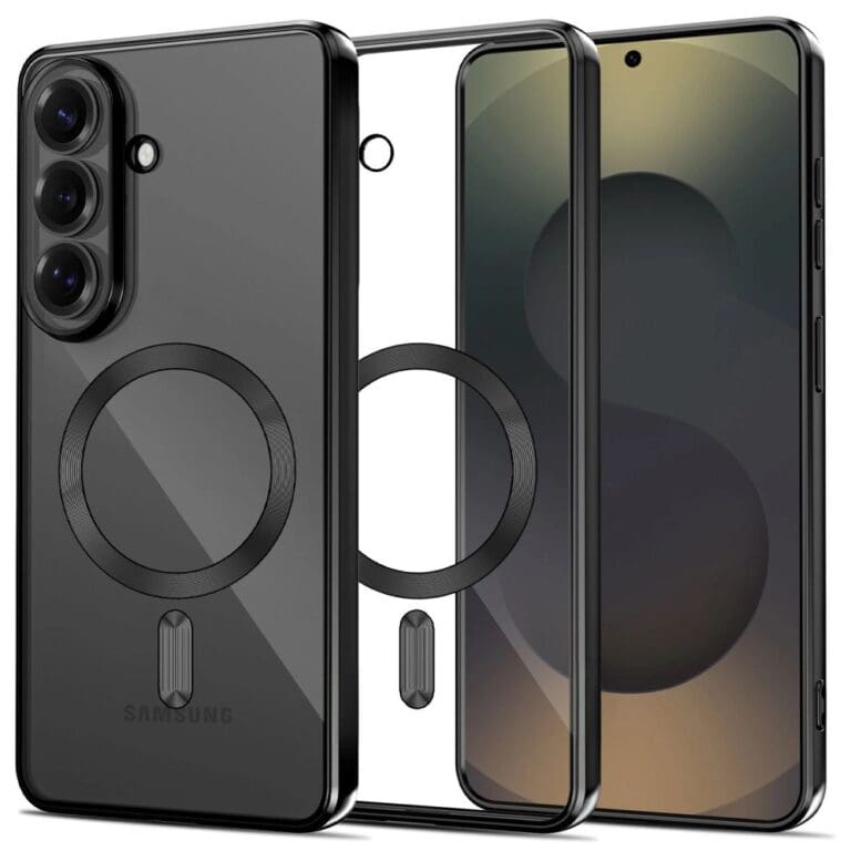 Tech-Protect Magflex MagSafe Shiny Black Samsung Galaxy S26 Plus Tok