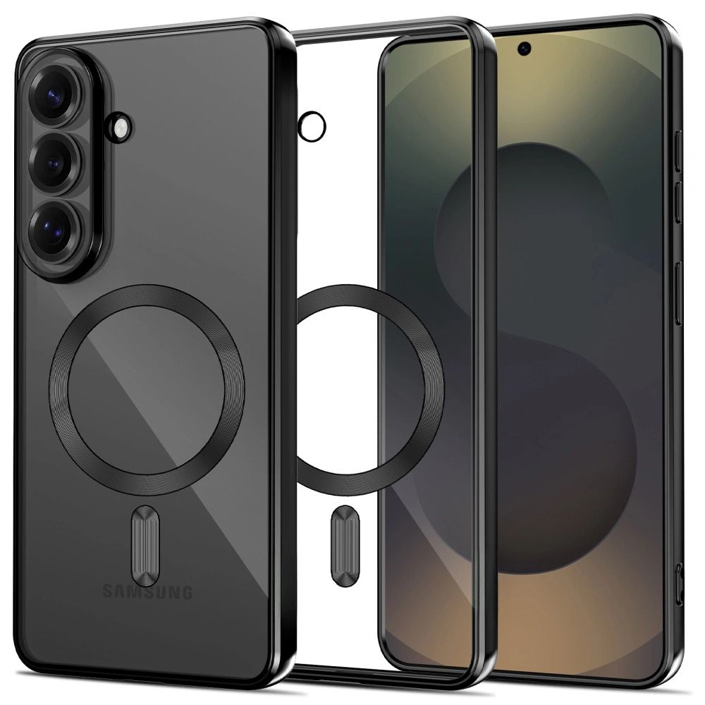 Tech-Protect Magflex MagSafe Shiny Black Samsung Galaxy S26 Plus Tok