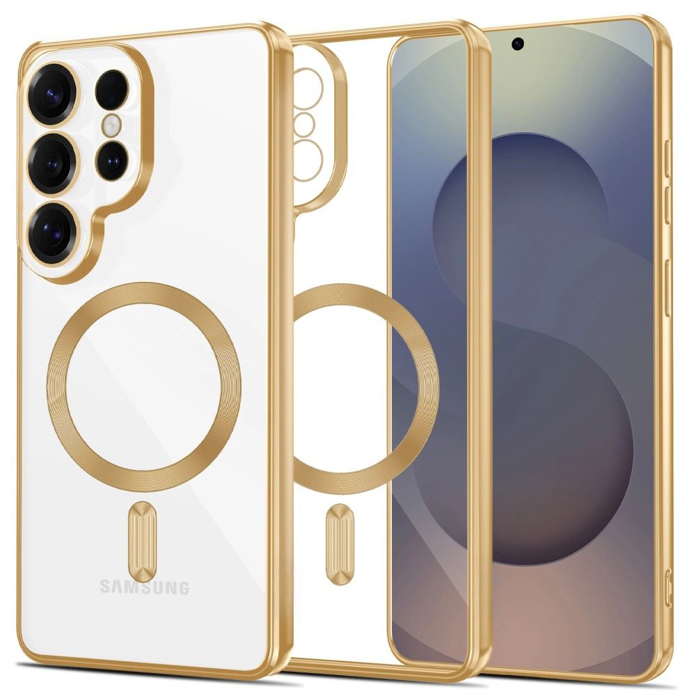 Tech-Protect Magflex MagSafe Shiny Gold Samsung Galaxy S26 Ultra Tok