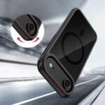 Tech-Protect Maghybrid MagSafe Black/Red iPhone 17 Air Tok