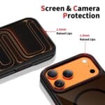 Tech-Protect Maghybrid MagSafe Black/Red iPhone 17 Pro Tok