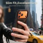 Tech-Protect Maghybrid MagSafe Black/Red iPhone 17 Pro Tok