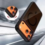 Tech-Protect Maghybrid MagSafe Black/Red iPhone 17 Pro Tok