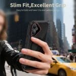 Tech-Protect Maghybrid MagSafe Black/Red iPhone 17 Tok