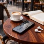 Tech-Protect Magmat MagSafe Black/Clear Samsung Galaxy S26 Plus Tok