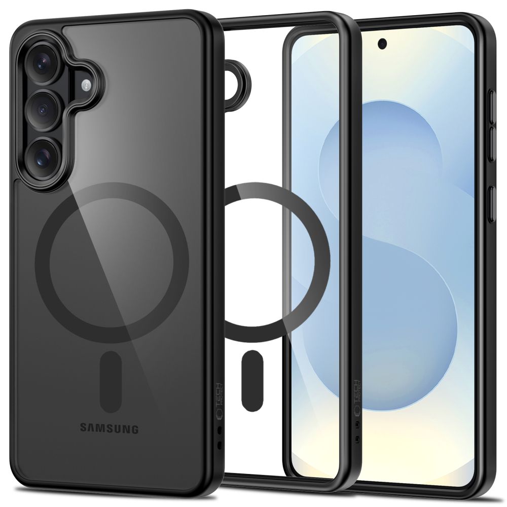 Tech-Protect Magmat MagSafe Black/Clear Samsung Galaxy S26 Plus Tok