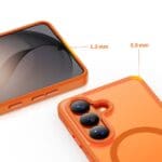 Tech-Protect Magmat MagSafe Matte Orange Samsung Galaxy S26 Tok