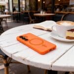 Tech-Protect Magmat MagSafe Matte Orange Samsung Galaxy S26 Tok