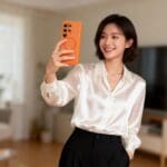 Tech-Protect Magmat MagSafe Matte Orange Samsung Galaxy S26 Tok