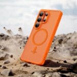 Tech-Protect Magmat MagSafe Matte Orange Samsung Galaxy S26 Ultra Tok