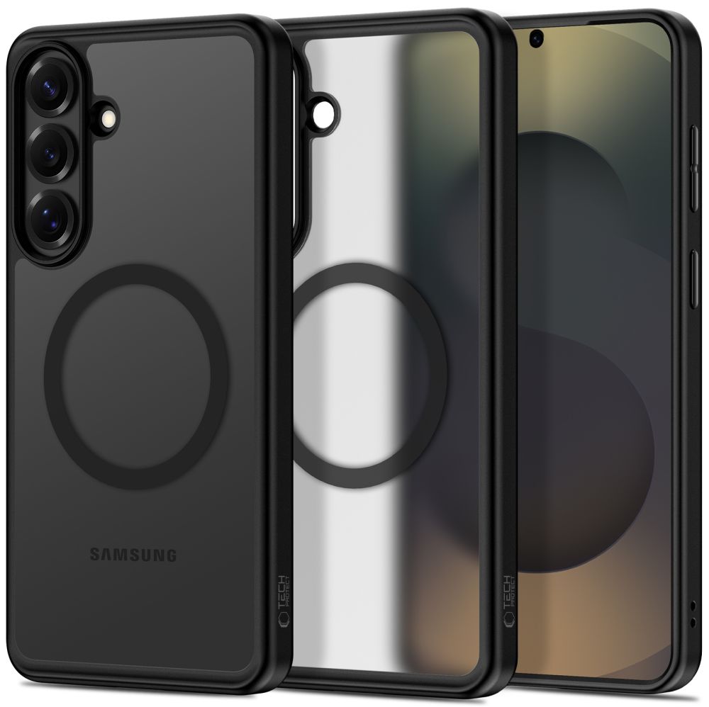 Tech-Protect Magpeak MagSafe Matte Black Samsung Galaxy S26 Plus Tok