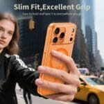 Tech-Protect Magslim MagSafe Matte/Cosmic Orange iPhone 17 Pro Tok