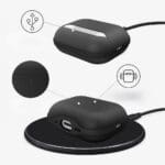 Tech-Protect Naturalfit Apple Black AirPods Pro 3 Tok