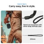 Tech-Protect Naturalfit Apple Black AirPods Pro 3 Tok