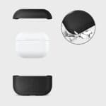 Tech-Protect Naturalfit Apple Black AirPods Pro 3 Tok