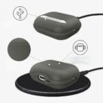 Tech-Protect Naturalfit Apple Olive Green AirPods Pro 3 Tok