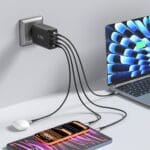 Tech-Protect Nc240W-Gan 4-Port Network Charger Pd 240W / Qc3.0 Black