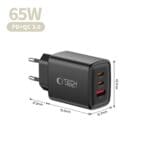 Tech-Protect Nca65W-Gan 3-Port Network Charger Pd 65W / Qc3.0 Black