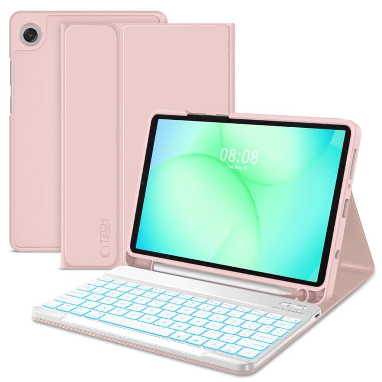 Tech-Protect Sc Pen + Keyboard Pink Samsung Galaxy Tab A11 8.7 X133/X135/A9 8.7 X110/X115 Tok