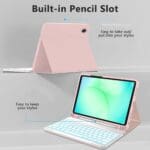 Tech-Protect Sc Pen + Keyboard Pink Samsung Galaxy Tab A9 Plus 11.0 X210/X215/X216 Tok