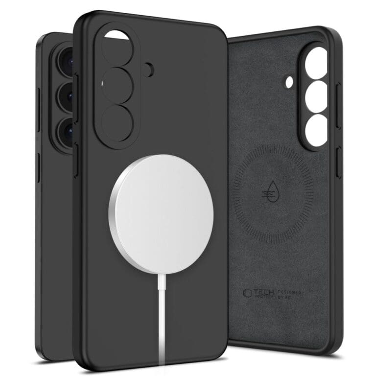 Tech-Protect Silicone MagSafe Black Samsung Galaxy S26 Plus Tok
