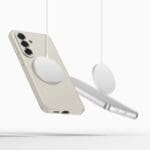 Tech-Protect Silicone MagSafe Cosmic Latte Samsung Galaxy S26 Plus Tok