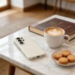 Tech-Protect Silicone MagSafe Cosmic Latte Samsung Galaxy S26 Ultra Tok