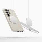 Tech-Protect Silicone MagSafe Cosmic Latte Samsung Galaxy S26 Ultra Tok