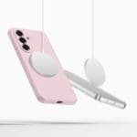 Tech-Protect Silicone MagSafe Pink Pearl Samsung Galaxy S26 Plus Tok