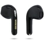 TWS Earphones Guess Gold Line Triangle Black