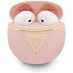 TWS Earphones Guess Gold Line Triangle Pink