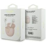 TWS Earphones Guess Gold Line Triangle Pink