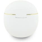 TWS Earphones Guess Gold Line Triangle White