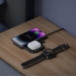 Usams 3-in-1 wireless charger 15W Black CD190WXC01 (US-CD190)