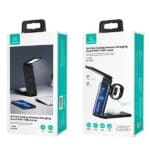 Usams 3-in-1 wireless charger with lamp 15W Black CD181WXC01 (US-CD181)