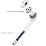 Usams Bluetooth 5.0 TWS Earphones LU Series Wireless White BHULU01 (US-LU001)